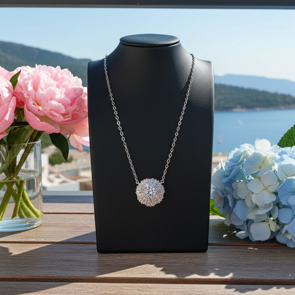 1 Carat Moissanite Pendant Necklace - Elegant & Sparkling Jewelry for Every Occasion - LuxeStreet Boutique