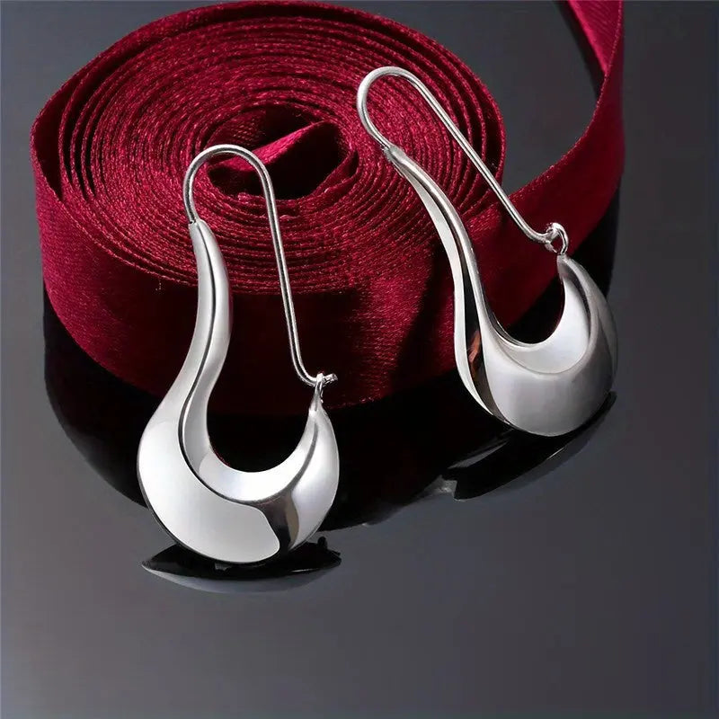 Sterling Silver Hoop Earrings in Elegant Vintage Style for Daily Wear and Gifting - LuxeStreet Boutique