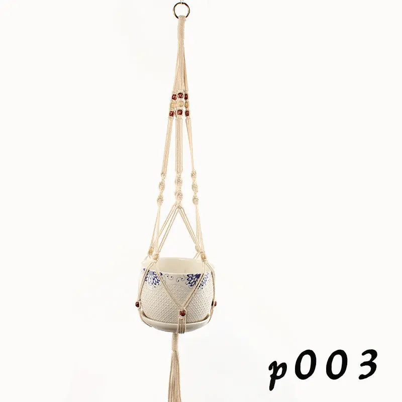 Macrame Pot Holder - Durable Hanging Plant Holder for Stylish Display - LuxeStreet Boutique