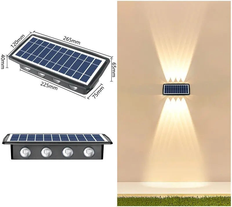 Solar Outdoor Wall Lights - Waterproof and Durable Lighting Solutions - LuxeStreet Boutique