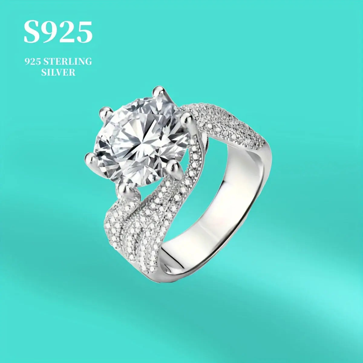 Moissanite Wedding Ring - Elegant and Affordable Engagement Jewelry - LuxeStreet Boutique