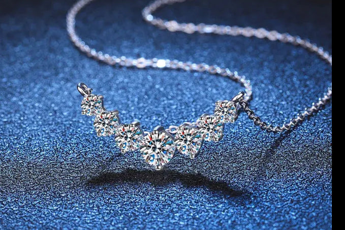 Nobspin Moissanite Necklace - Elegant and Dazzling Jewelry to Cherish the Moments - LuxeStreet Boutique
