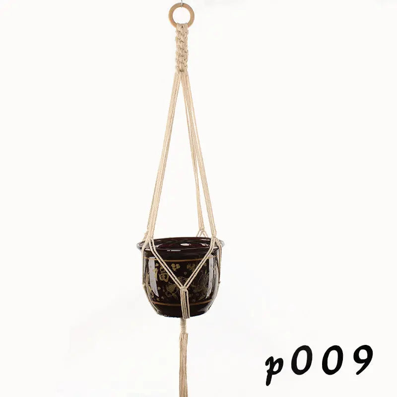 Macrame Pot Holder - Durable Hanging Plant Holder for Stylish Display - LuxeStreet Boutique