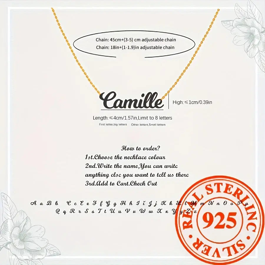Customized Name Necklace - Personalized Jewelry for Women at LuxeStreet Boutique - LuxeStreet Boutique