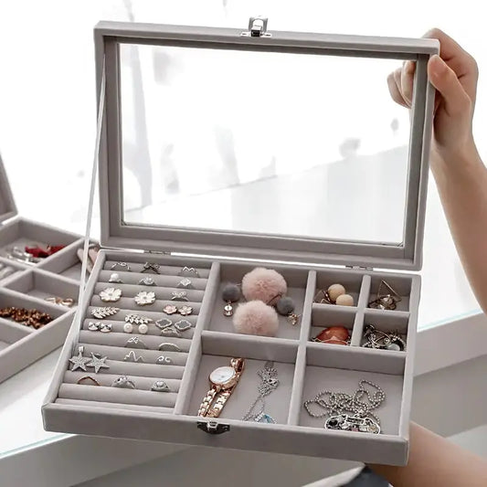 Velvet Jewelry Organizer for Elegant Storage and Display - LuxeStreet Boutique