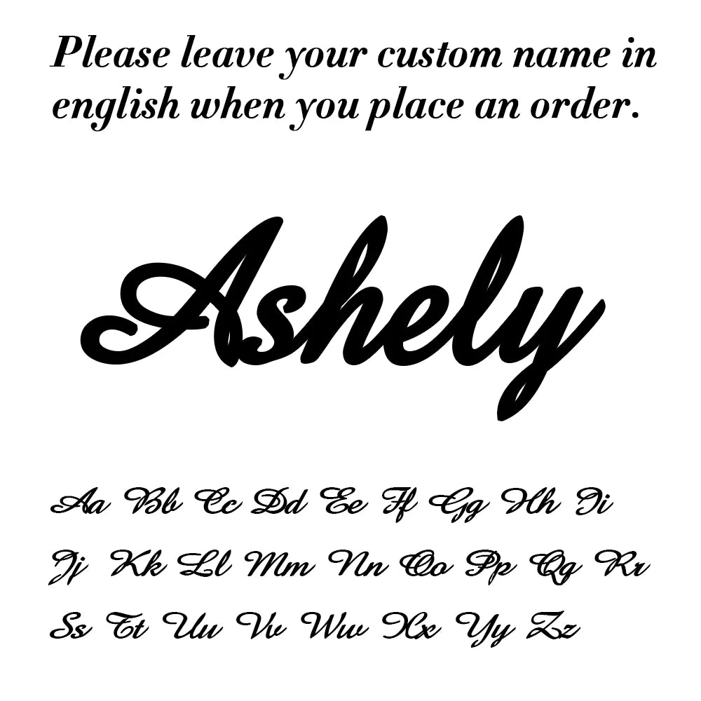 Teamer Personalized Name Bracelets for Women and Kids - Adjustable Stainless Steel Pendant with Copper Chain Jewelry - Perfect Graduation Gifts - LuxeStreet Boutique