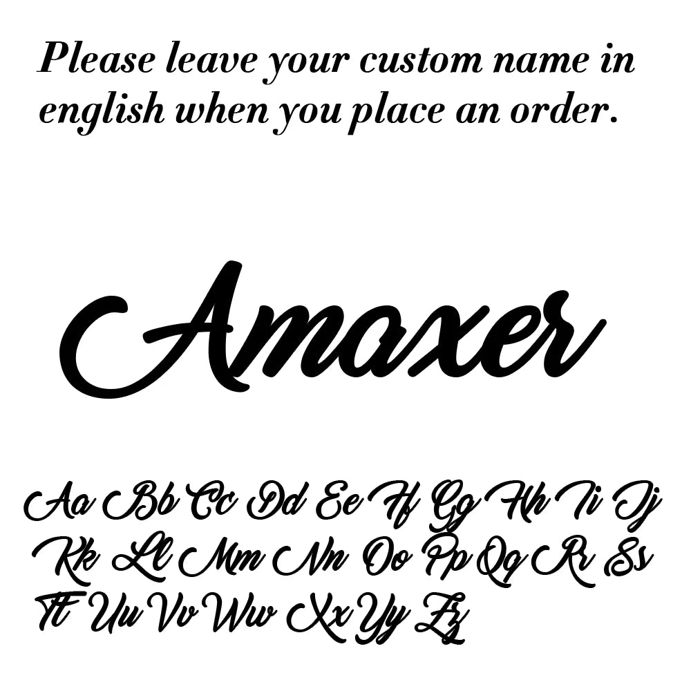 Teamer Personalized Name Bracelets for Women and Kids - Adjustable Stainless Steel Pendant with Copper Chain Jewelry - Perfect Graduation Gifts - LuxeStreet Boutique