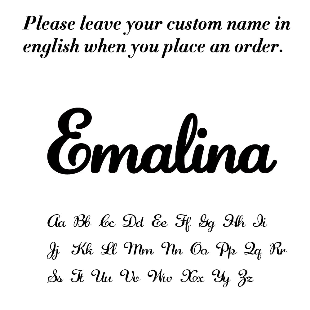 Teamer Personalized Name Bracelets for Women and Kids - Adjustable Stainless Steel Pendant with Copper Chain Jewelry - Perfect Graduation Gifts - LuxeStreet Boutique