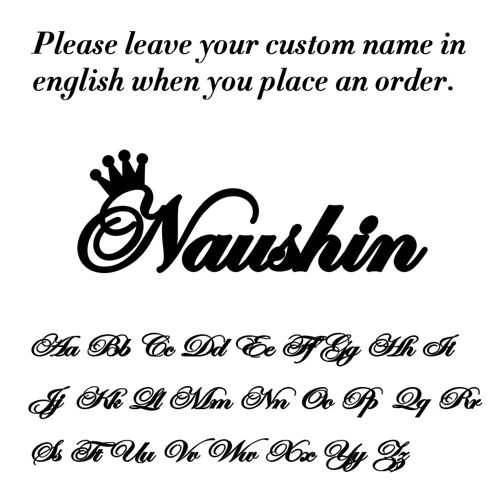 Teamer Personalized Name Bracelets for Women and Kids - Adjustable Stainless Steel Pendant with Copper Chain Jewelry - Perfect Graduation Gifts - LuxeStreet Boutique