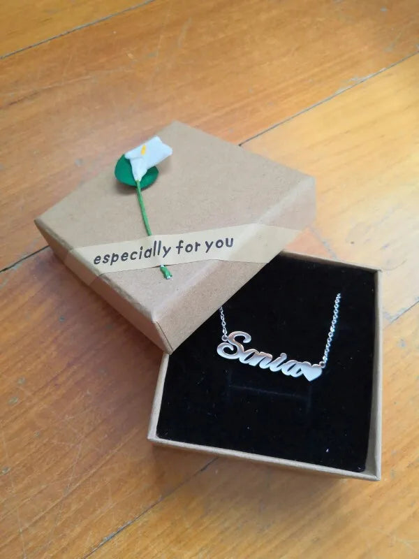 Personalized Name Necklace  - Kids Jewelry in Stainless Steel - LuxeStreet Boutique