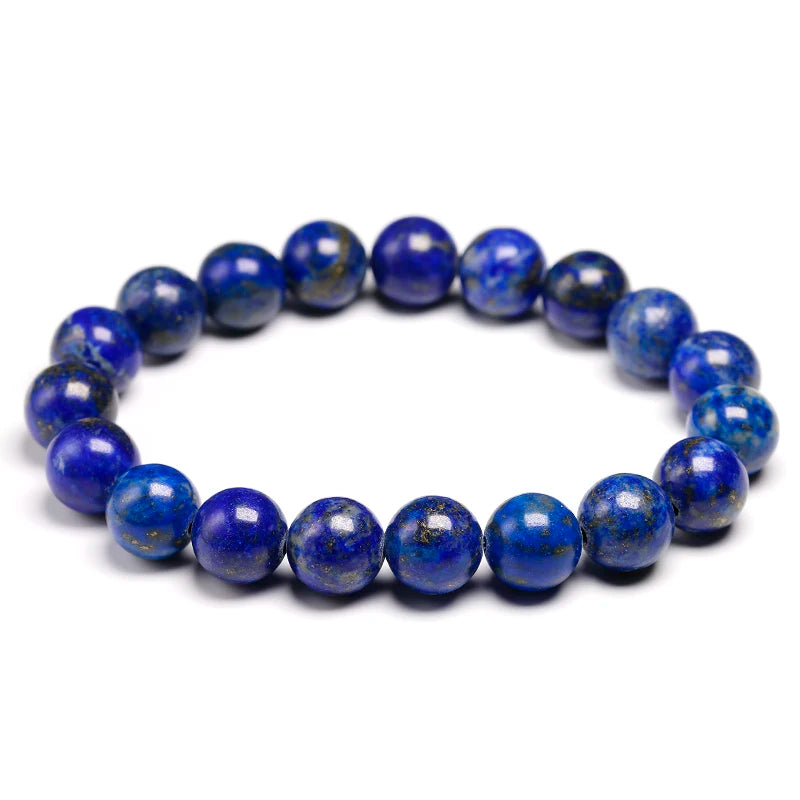 Personalized High Quality Natural Lapis Lazuli Blue Stone Beads Bracelets - LuxeStreet Boutique