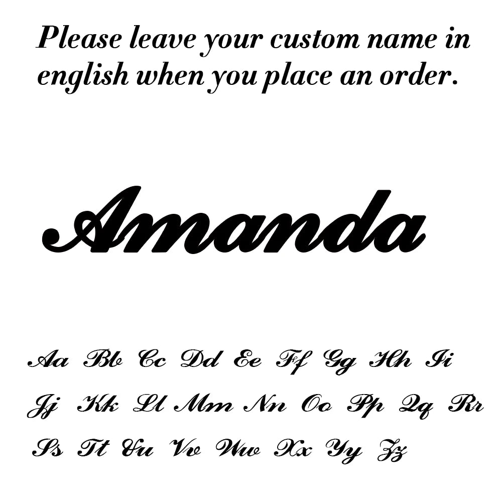 Teamer Personalized Name Bracelets for Women and Kids - Adjustable Stainless Steel Pendant with Copper Chain Jewelry - Perfect Graduation Gifts - LuxeStreet Boutique