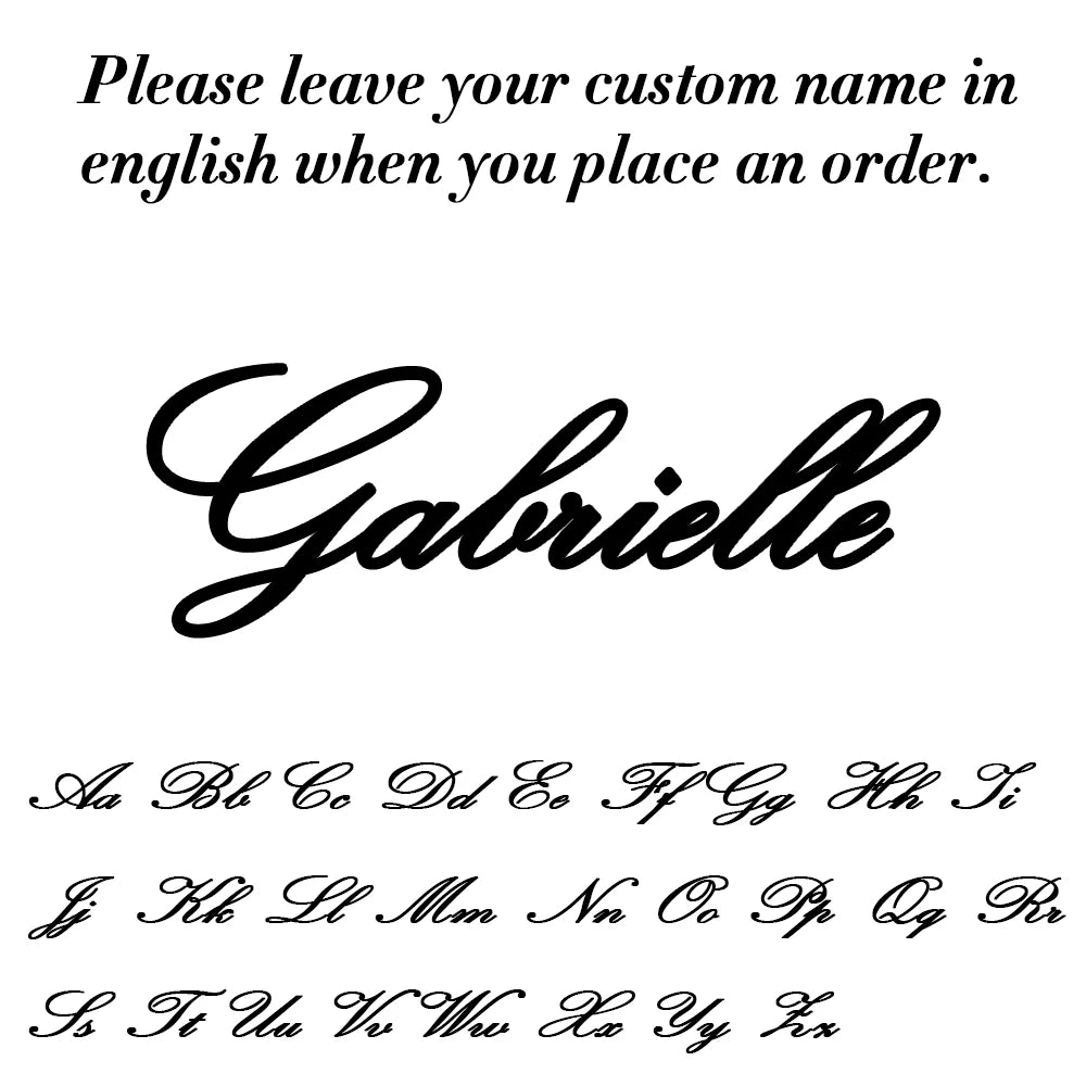 Teamer Personalized Name Bracelets for Women and Kids - Adjustable Stainless Steel Pendant with Copper Chain Jewelry - Perfect Graduation Gifts - LuxeStreet Boutique