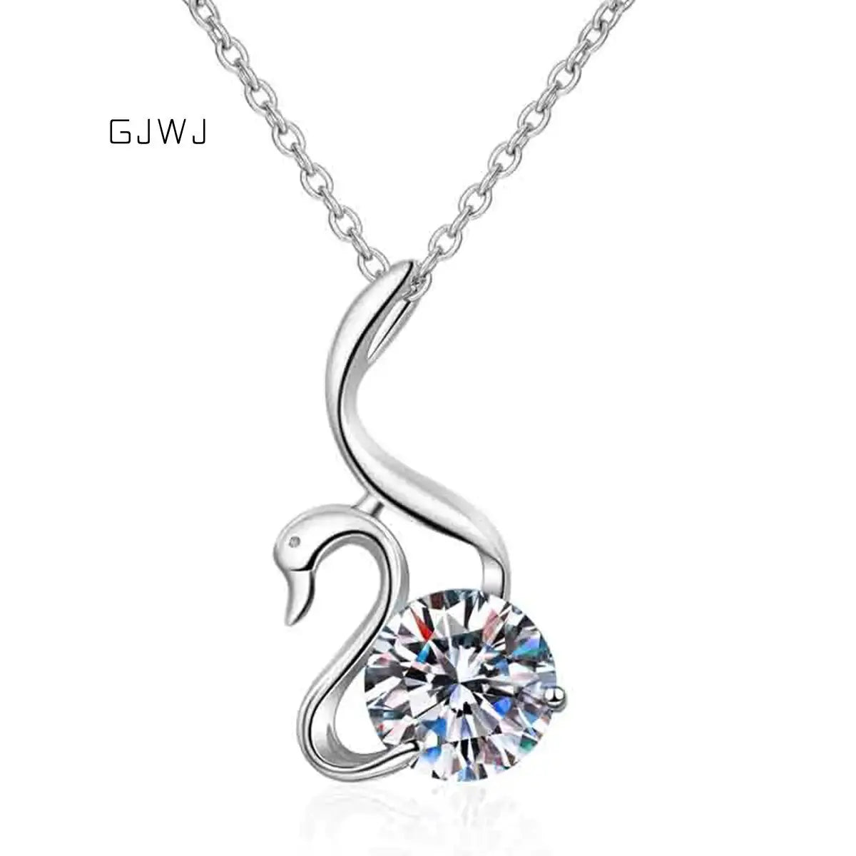 Moissanite Pendant Necklace - Fine Jewelry Gift - LuxeStreet Boutique