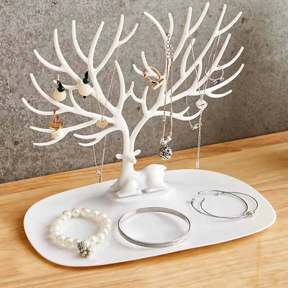 Deer Jewelry Stand - Elegant and Functional Jewelry Holder for Organizing Accessories - LuxeStreet Boutique