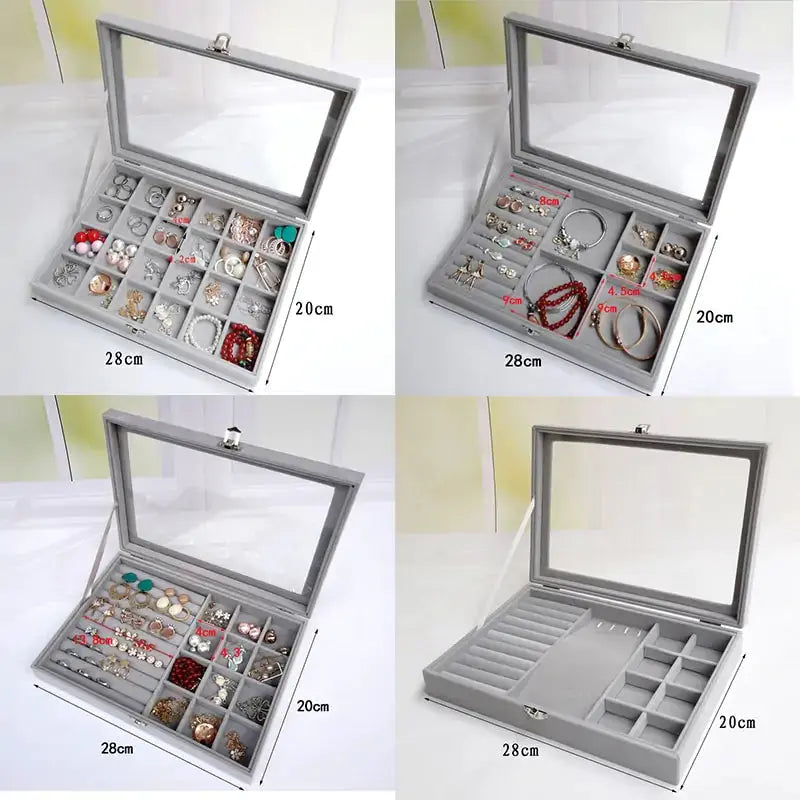 Velvet Jewelry Organizer for Elegant Storage and Display - LuxeStreet Boutique