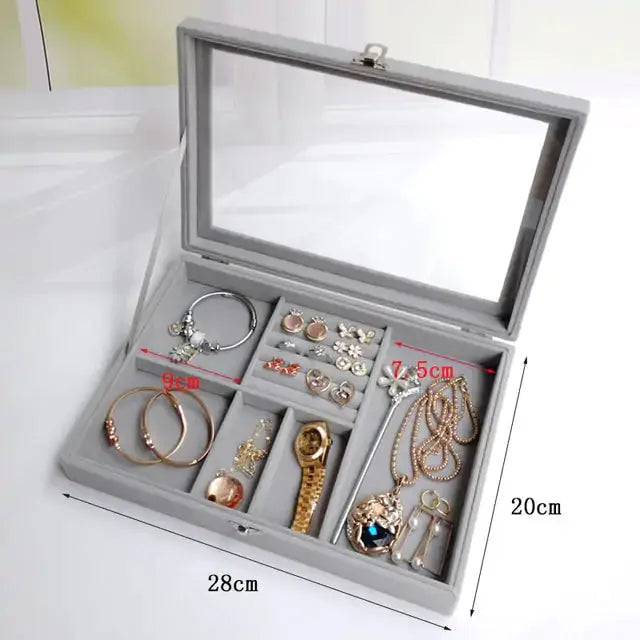 Velvet Jewelry Organizer for Elegant Storage and Display - LuxeStreet Boutique