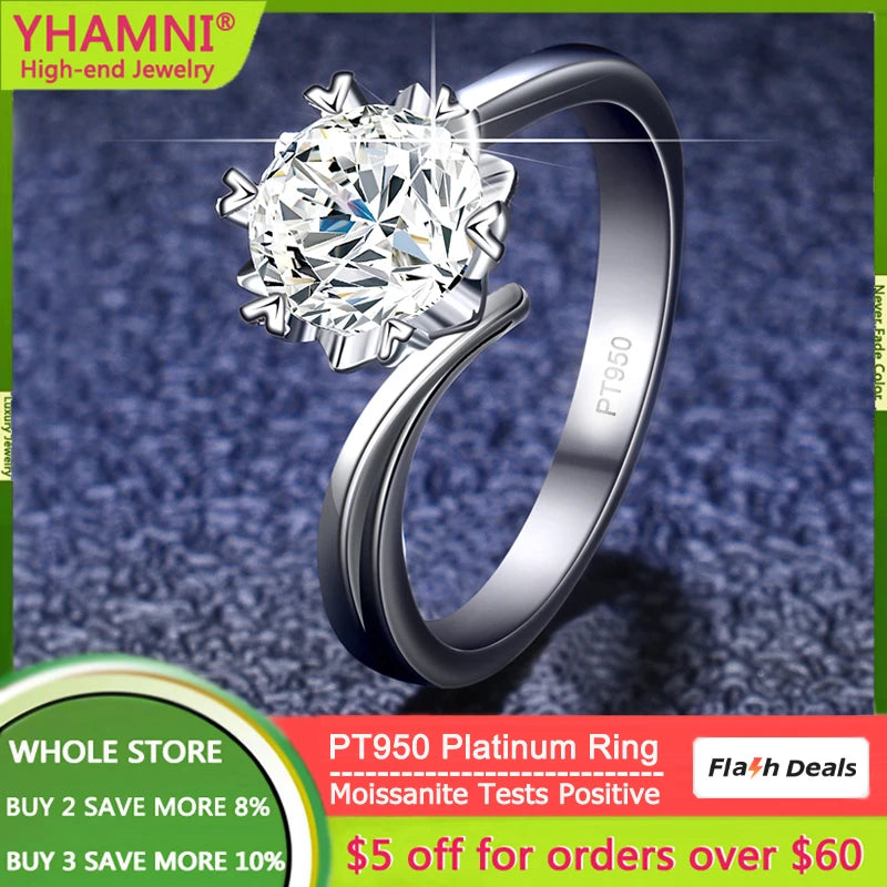 Diamond Moissanite Rings - LuxeStreet Boutique