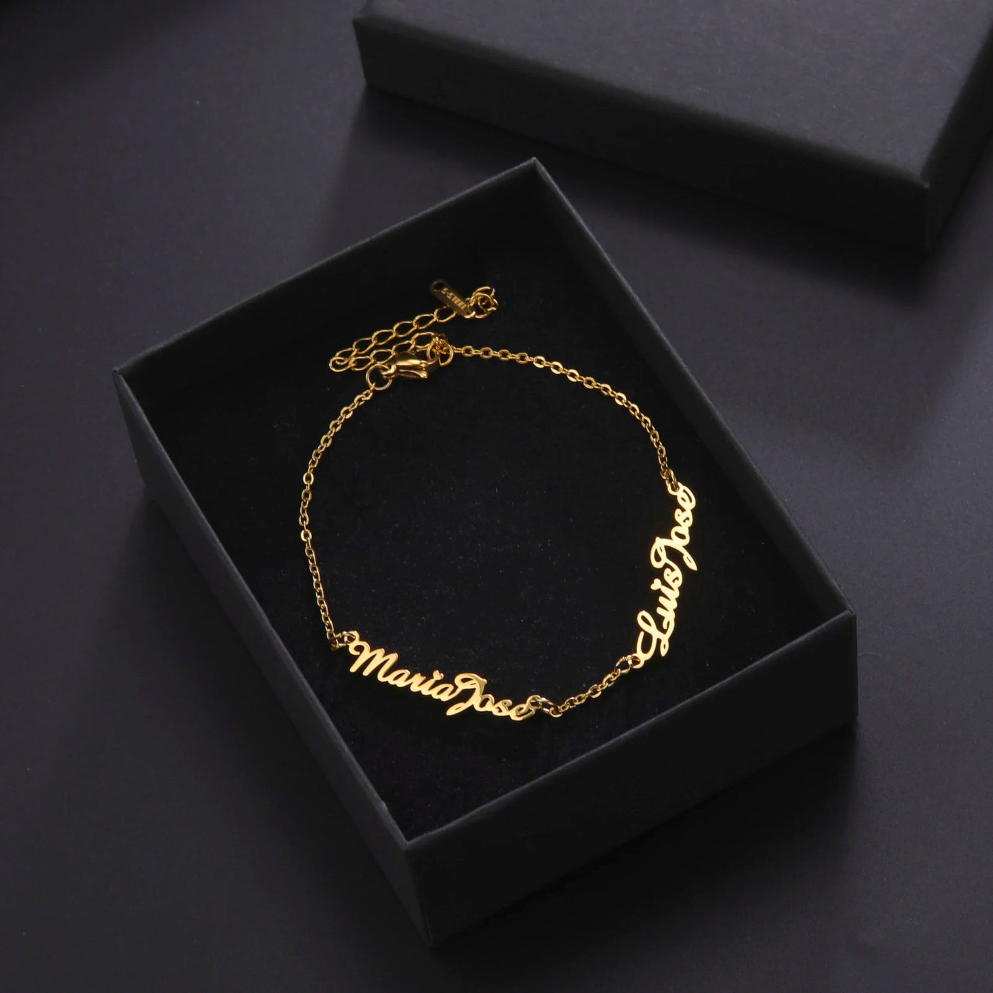 Personalized Bracelet Custom Name Bracelet for Women Child Stainless Steel Jewelry Customized Multiple Charm Family Couple Gift - LuxeStreet Boutique