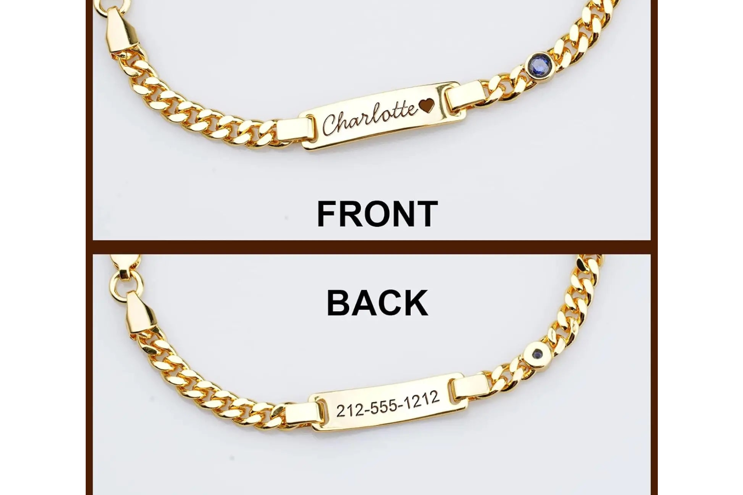 Personalized Baby Birthstone Bracelet - A Cherished Keepsake for Your Little One - LuxeStreet Boutique