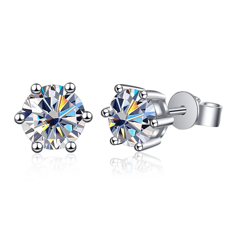 Moissanite Earrings - Elegant Sparkle for Every Occasion - LuxeStreet Boutique