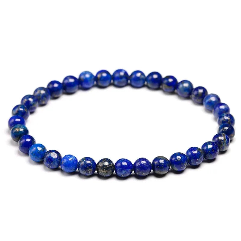 Personalized High Quality Natural Lapis Lazuli Blue Stone Beads Bracelets - LuxeStreet Boutique