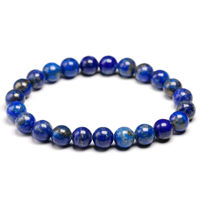 Personalized High Quality Natural Lapis Lazuli Blue Stone Beads Bracelets - LuxeStreet Boutique