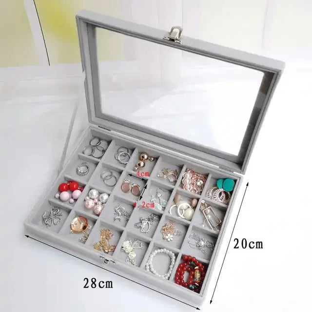 Velvet Jewelry Organizer for Elegant Storage and Display - LuxeStreet Boutique