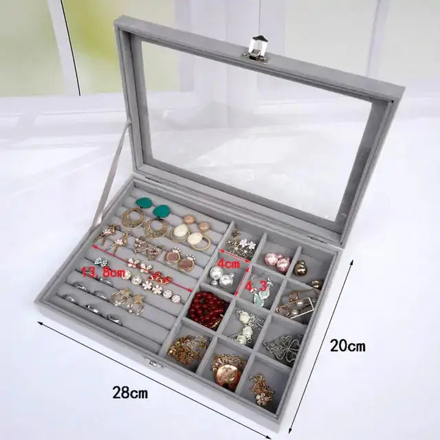 Velvet Jewelry Organizer for Elegant Storage and Display - LuxeStreet Boutique