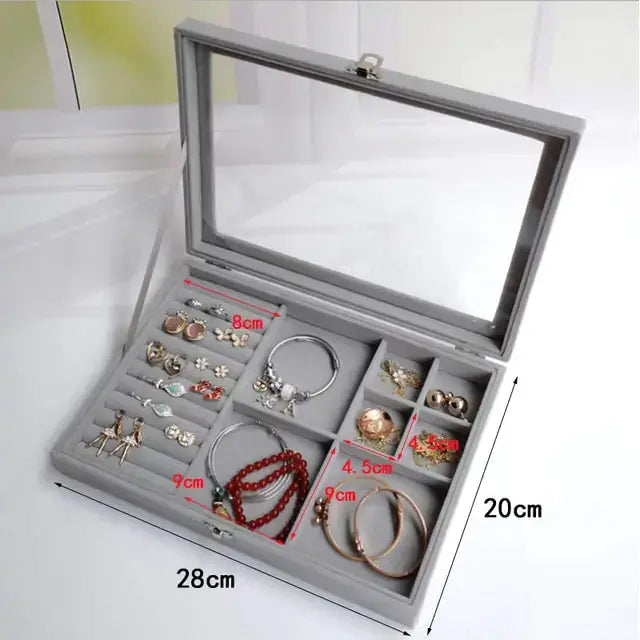 Velvet Jewelry Organizer for Elegant Storage and Display - LuxeStreet Boutique