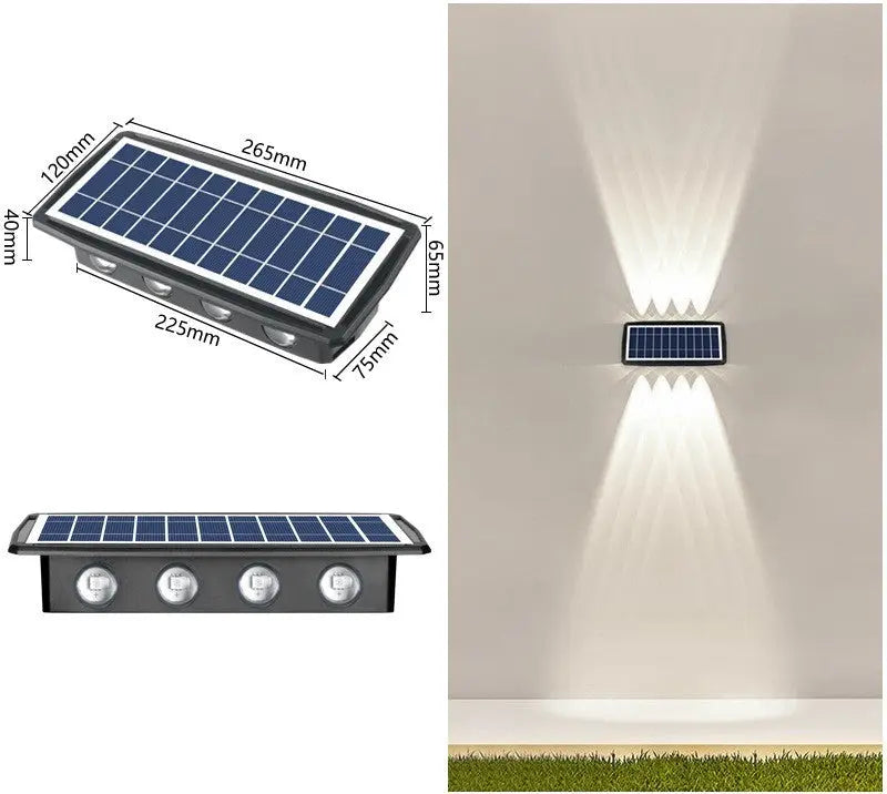 Solar Outdoor Wall Lights - Waterproof and Durable Lighting Solutions - LuxeStreet Boutique