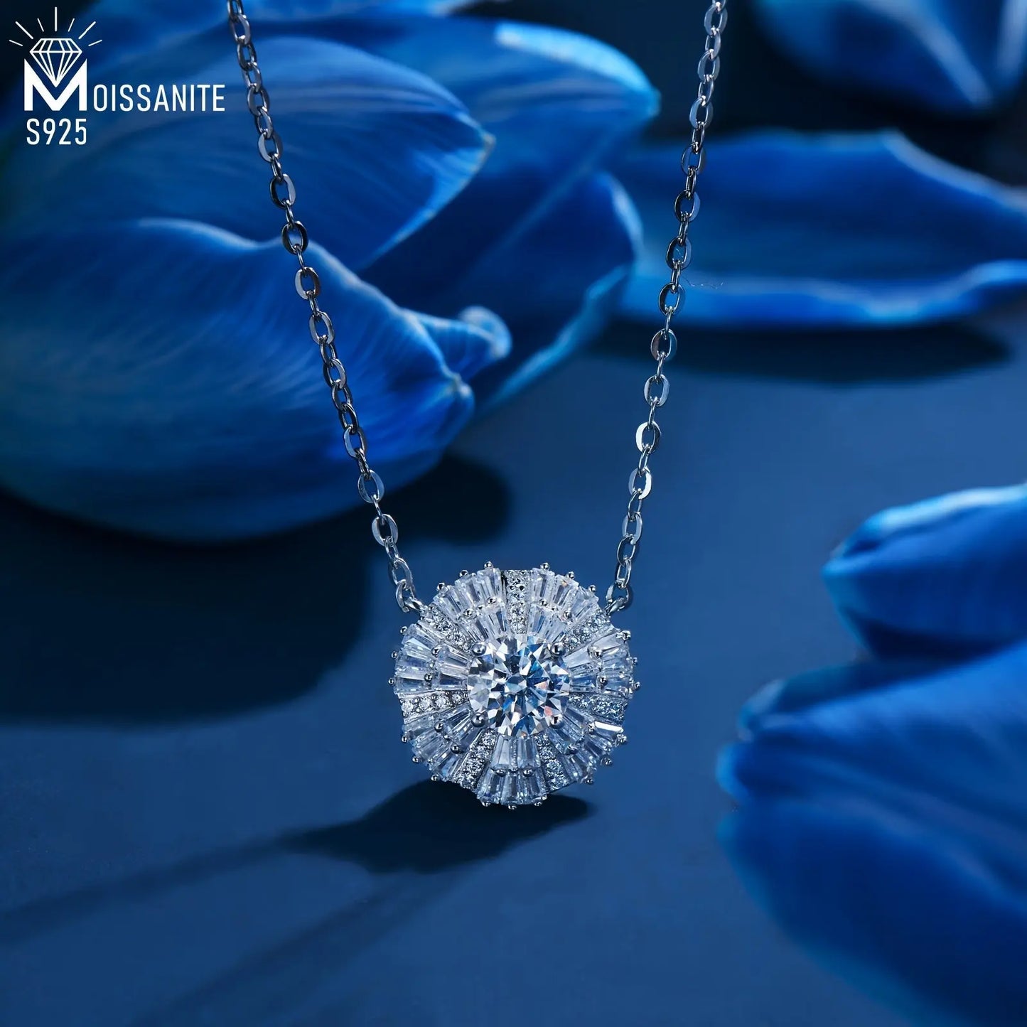 1 Carat Moissanite Pendant Necklace - Elegant & Sparkling Jewelry for Every Occasion - LuxeStreet Boutique
