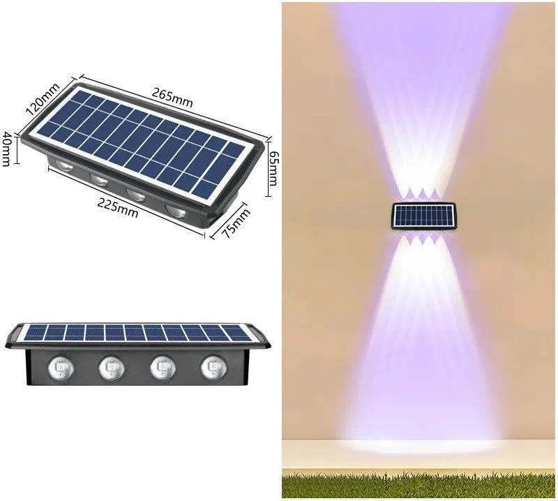 Solar Outdoor Wall Lights - Waterproof and Durable Lighting Solutions - LuxeStreet Boutique
