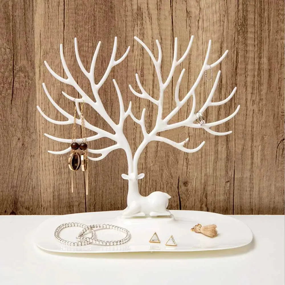 Deer Jewelry Stand - Elegant and Functional Jewelry Holder for Organizing Accessories - LuxeStreet Boutique