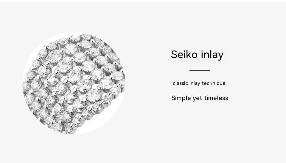 Jewelry Autumn New Sterling Silver Moissanite Ring for Elegant Style - LuxeStreet Boutique