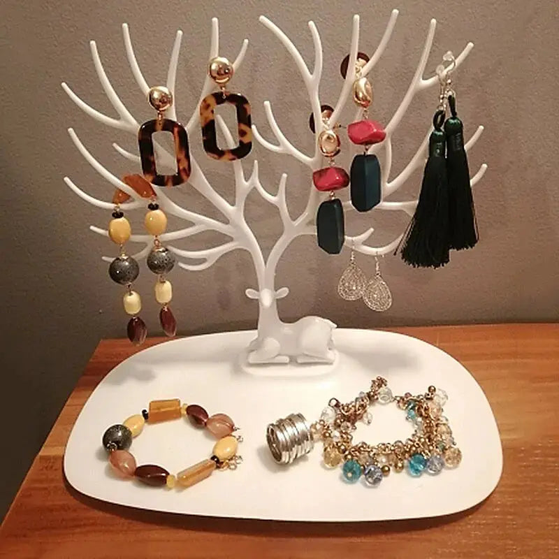 Deer Jewelry Stand - Elegant and Functional Jewelry Holder for Organizing Accessories - LuxeStreet Boutique