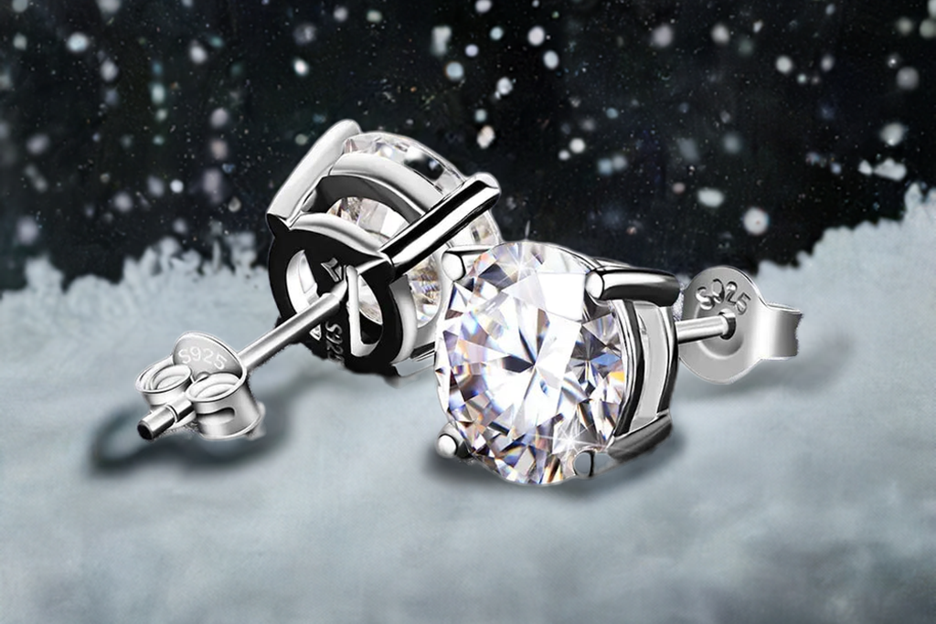 Moissanite Stud Earrings for Timeless Elegance - LuxeStreet Boutique