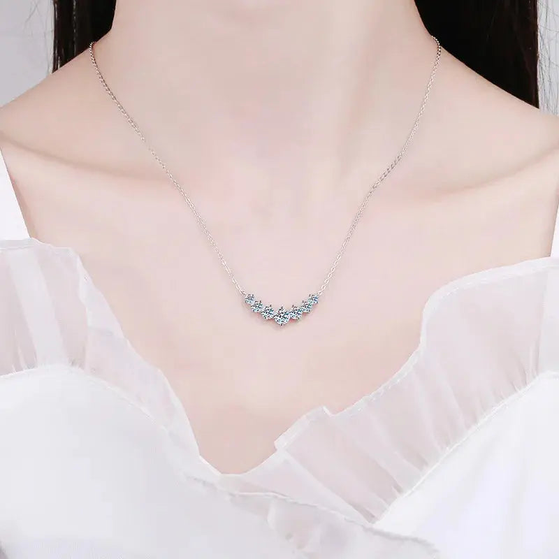 Nobspin Moissanite Necklace - Elegant and Dazzling Jewelry to Cherish the Moments - LuxeStreet Boutique