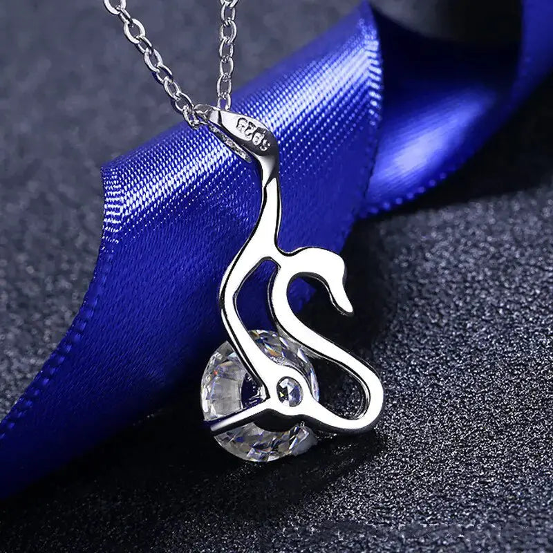 Moissanite Pendant Necklace - Fine Jewelry Gift - LuxeStreet Boutique