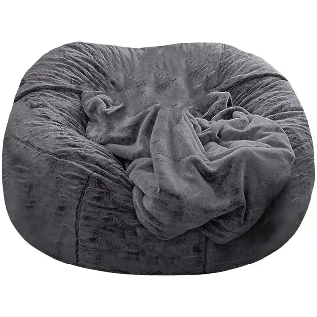 Giant Fluffy Bean Bag for Ultimate Comfort and Relaxation - LuxeStreet Boutique