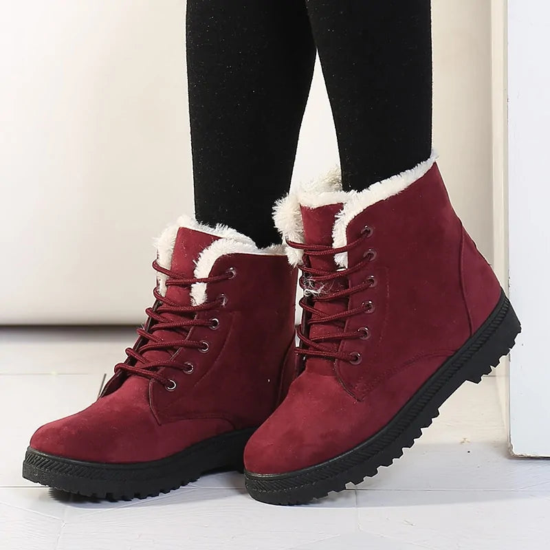 Women Winter Ankle Boots Winter Shoes - LuxeStreet Boutique