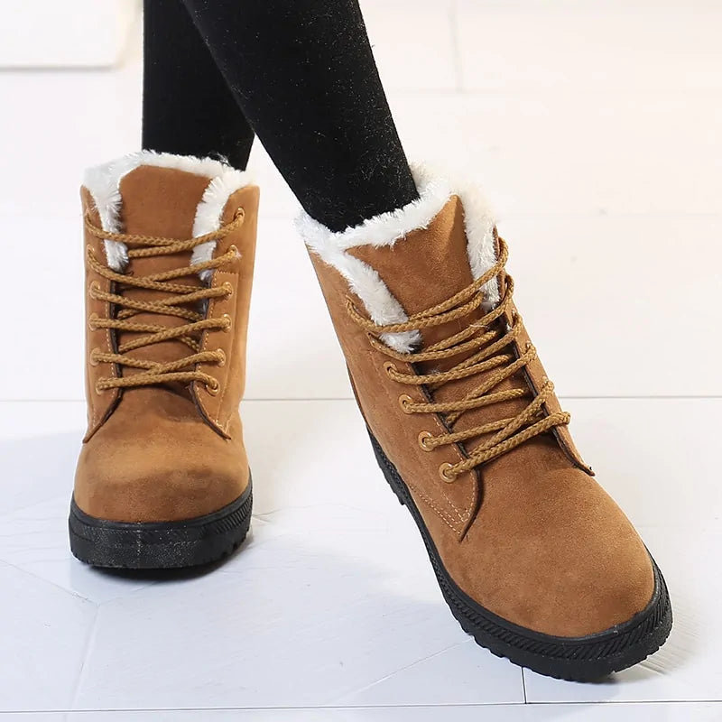 Women Winter Ankle Boots Winter Shoes - LuxeStreet Boutique
