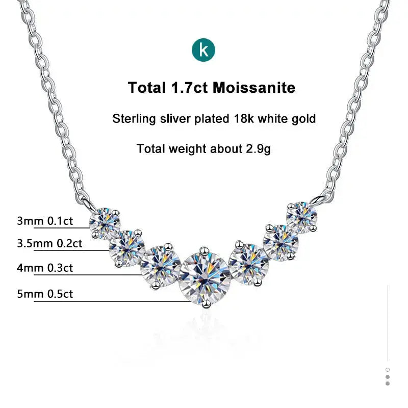 Nobspin Moissanite Necklace - Elegant and Dazzling Jewelry to Cherish the Moments - LuxeStreet Boutique