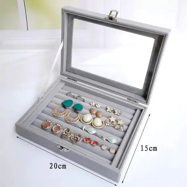 Velvet Jewelry Organizer for Elegant Storage and Display - LuxeStreet Boutique