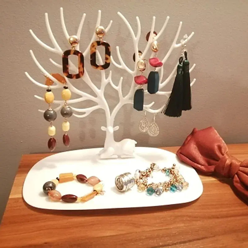 Deer Jewelry Stand - Elegant and Functional Jewelry Holder for Organizing Accessories - LuxeStreet Boutique
