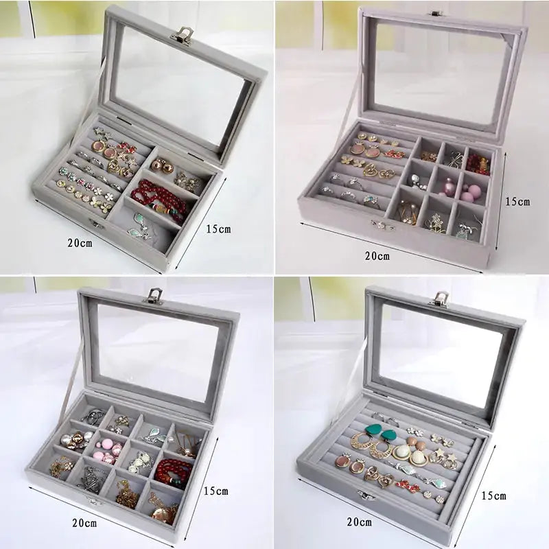Velvet Jewelry Organizer for Elegant Storage and Display - LuxeStreet Boutique