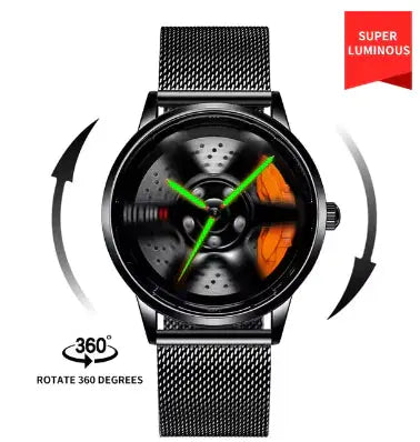 3D Waterproof Man Watches with Rotating Rim and Waterproof Features - LuxeStreet Boutique