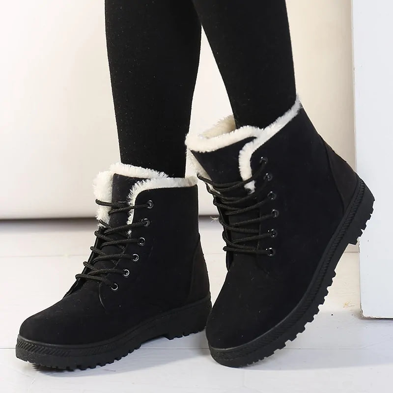 Women Winter Ankle Boots Winter Shoes - LuxeStreet Boutique