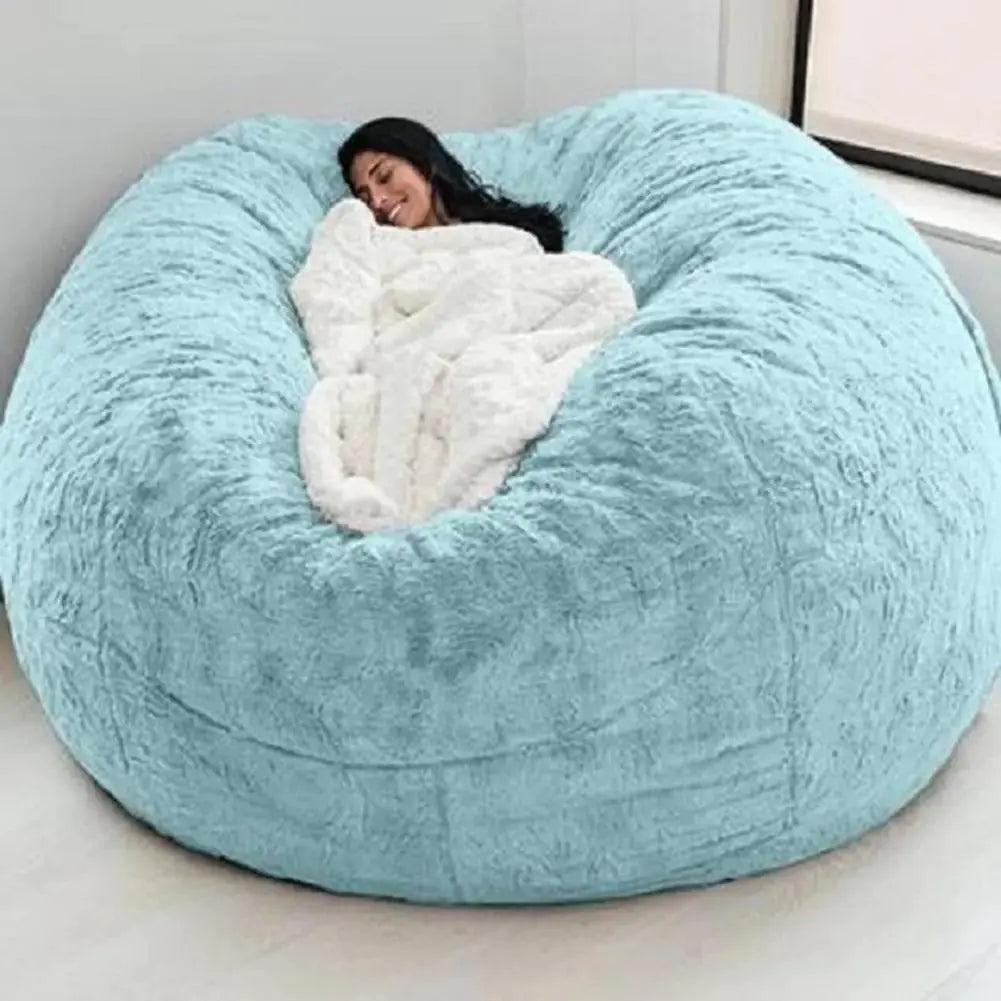 Giant Fluffy Bean Bag for Ultimate Comfort and Relaxation - LuxeStreet Boutique